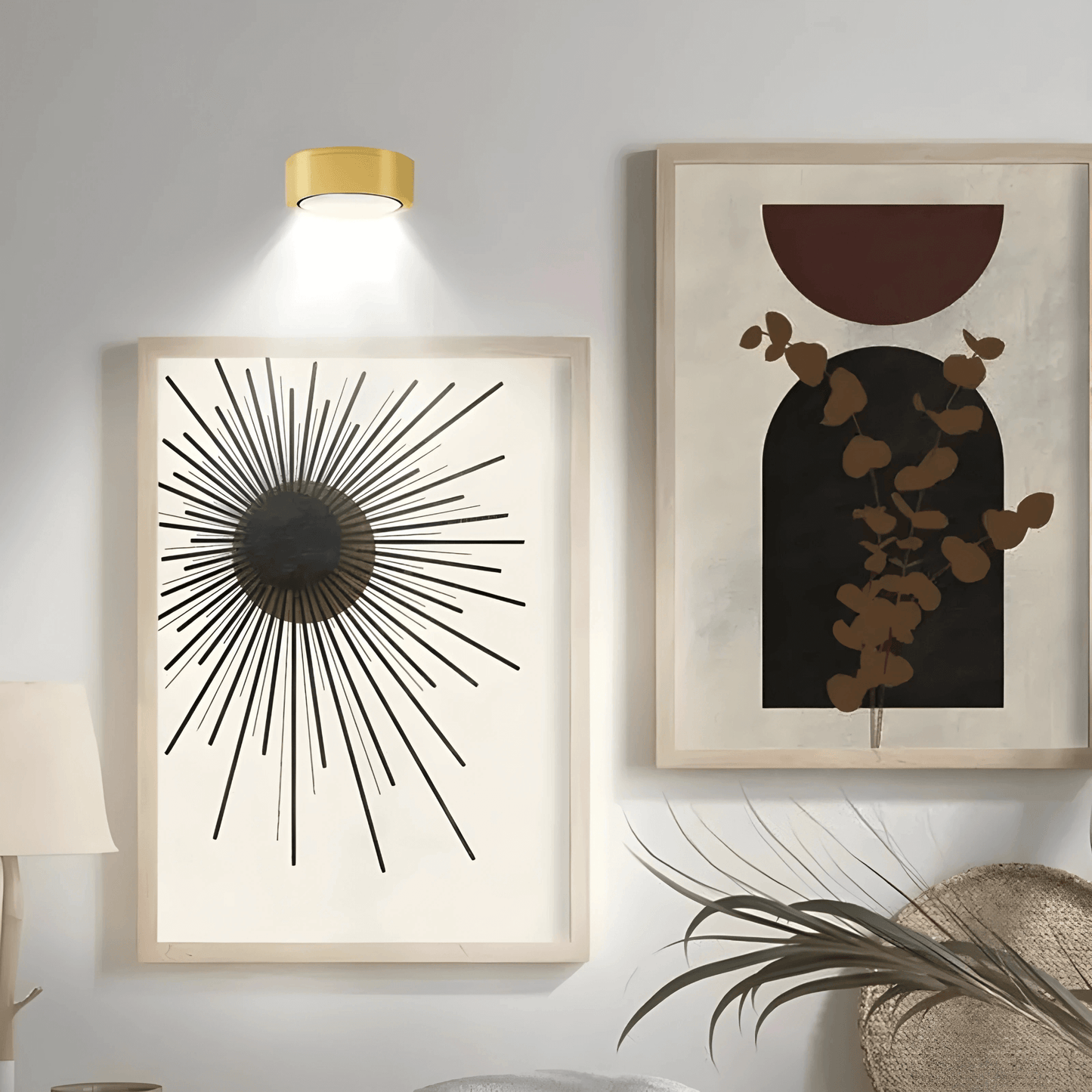 LUXE DUO – Smart LED Vägglampa 2-pack, Magnetfäste & Fjärrkontroll