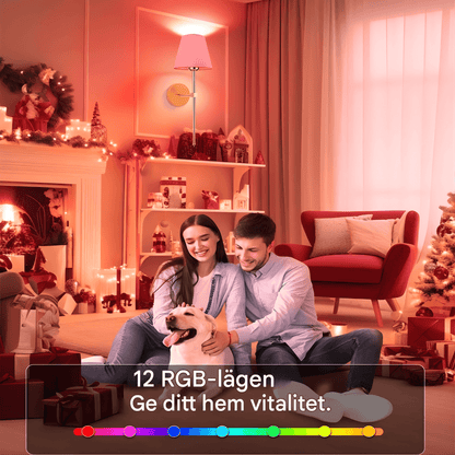 AMARA – Trådlös Vägglampa med Uppladdningsbart Batteri, Dimbart RGB-Ljus & Fjärrkontroll