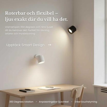 NordGlow – Magnetisk Dubbel LED-Vägglampa