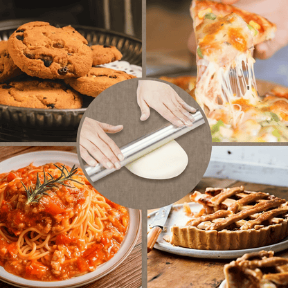 ELDAR – Kavel i Rostfritt Stål för Deg, Pizza, Pasta och Bakverk