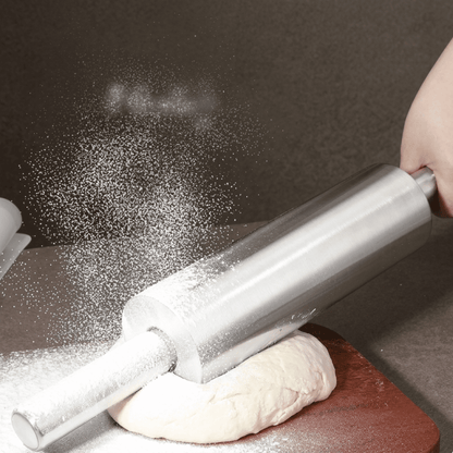 ELIS – Kavel i Rostfritt Stål med Halkfria Handtag för Deg, Pizza och Bakverk