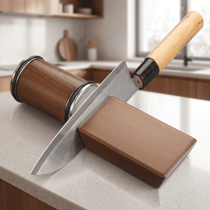 SKARPA – Rolling Knife Sharpener with Magnetic Holder – Diamond Sharpening at 15° & 20° Angles