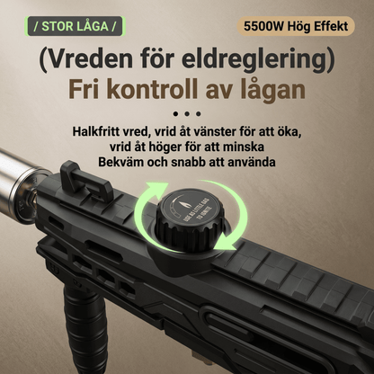 KALLE – Butanbrännare med 5,8 cm Munstycke och Justerbar Låga