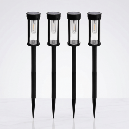LORENTZ – Retroinspirerad Soldriven Gånglampa med Varm Vit Glödtrådslys LED – Automatisk Dag/Natt-sensor