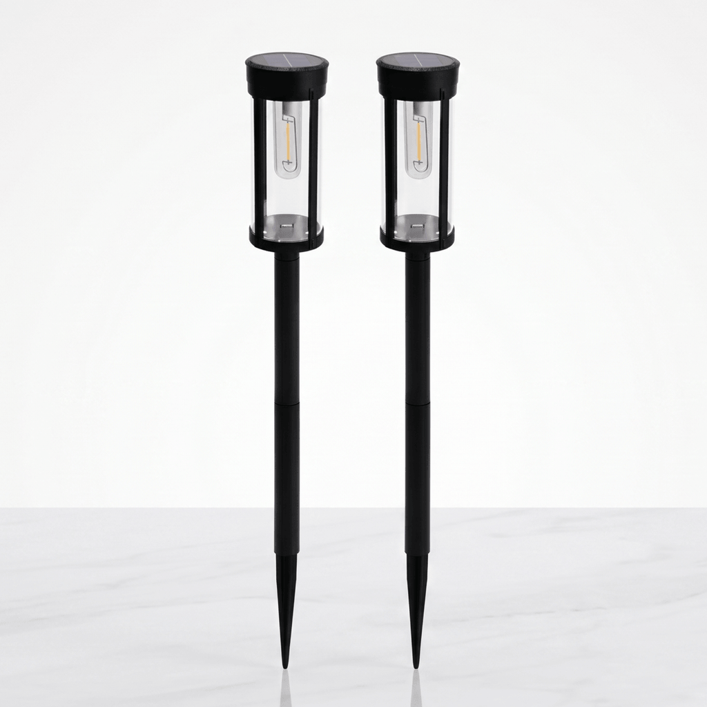 LORENTZ – Retroinspirerad Soldriven Gånglampa med Varm Vit Glödtrådslys LED – Automatisk Dag/Natt-sensor