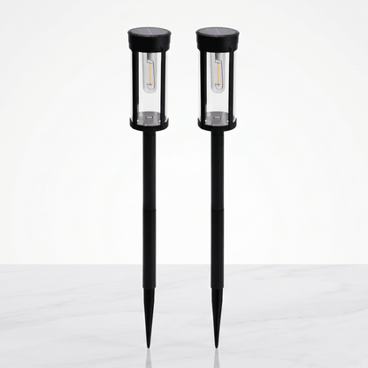 LORENTZ – Retroinspirerad Soldriven Gånglampa med Varm Vit Glödtrådslys LED – Automatisk Dag/Natt-sensor