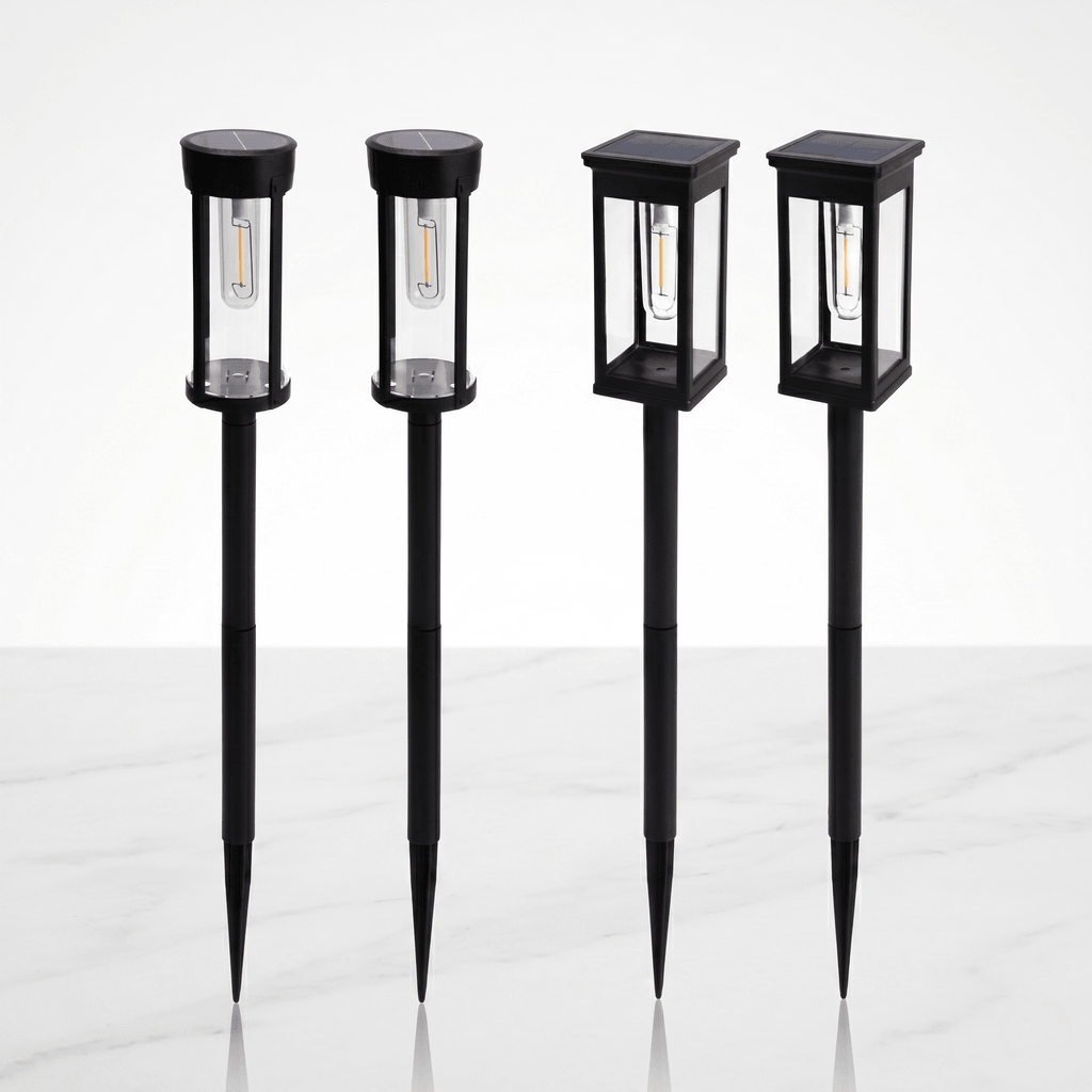 LORENTZ – Retroinspirerad Soldriven Gånglampa med Varm Vit Glödtrådslys LED – Automatisk Dag/Natt-sensor