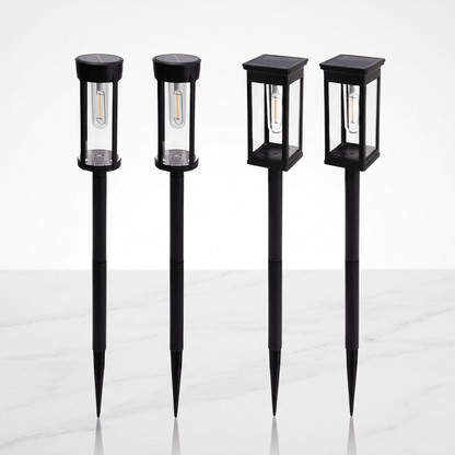 LORENTZ – Retroinspirerad Soldriven Gånglampa med Varm Vit Glödtrådslys LED – Automatisk Dag/Natt-sensor