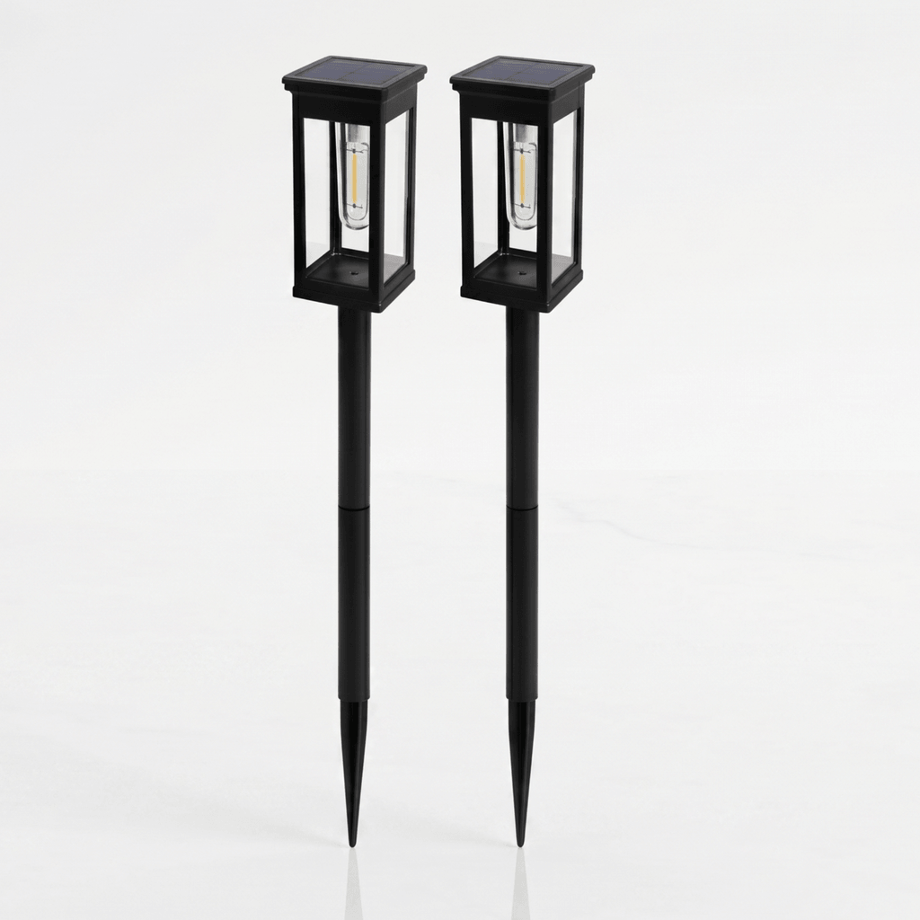 LORENTZ – Retroinspirerad Soldriven Gånglampa med Varm Vit Glödtrådslys LED – Automatisk Dag/Natt-sensor