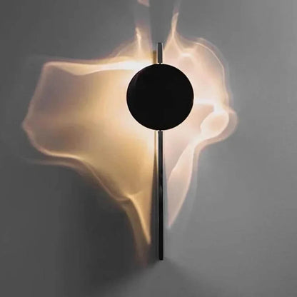 VALI – Modern LED Vägglampa i Rostfritt Stål med Skulpturalt Ljusspel för Sovrum, Hall & Vardagsrum