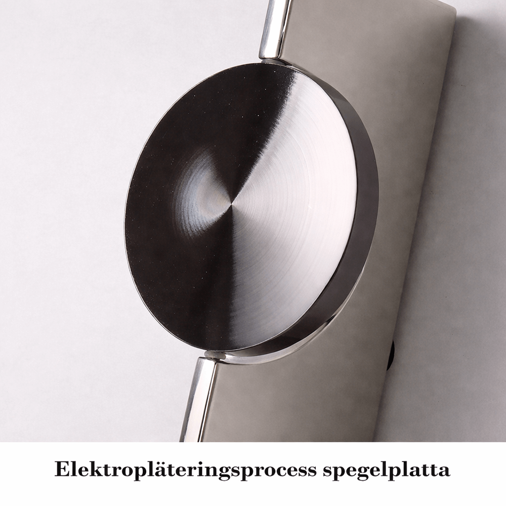 VALI – Modern LED Vägglampa i Rostfritt Stål med Skulpturalt Ljusspel för Sovrum, Hall & Vardagsrum