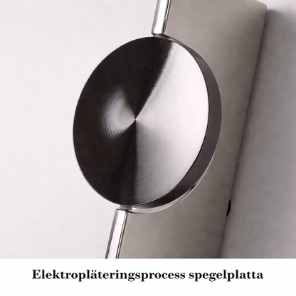 VALI – Modern LED Vägglampa i Rostfritt Stål med Skulpturalt Ljusspel för Sovrum, Hall & Vardagsrum