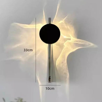 VALI – Modern LED Vägglampa i Rostfritt Stål med Skulpturalt Ljusspel för Sovrum, Hall & Vardagsrum