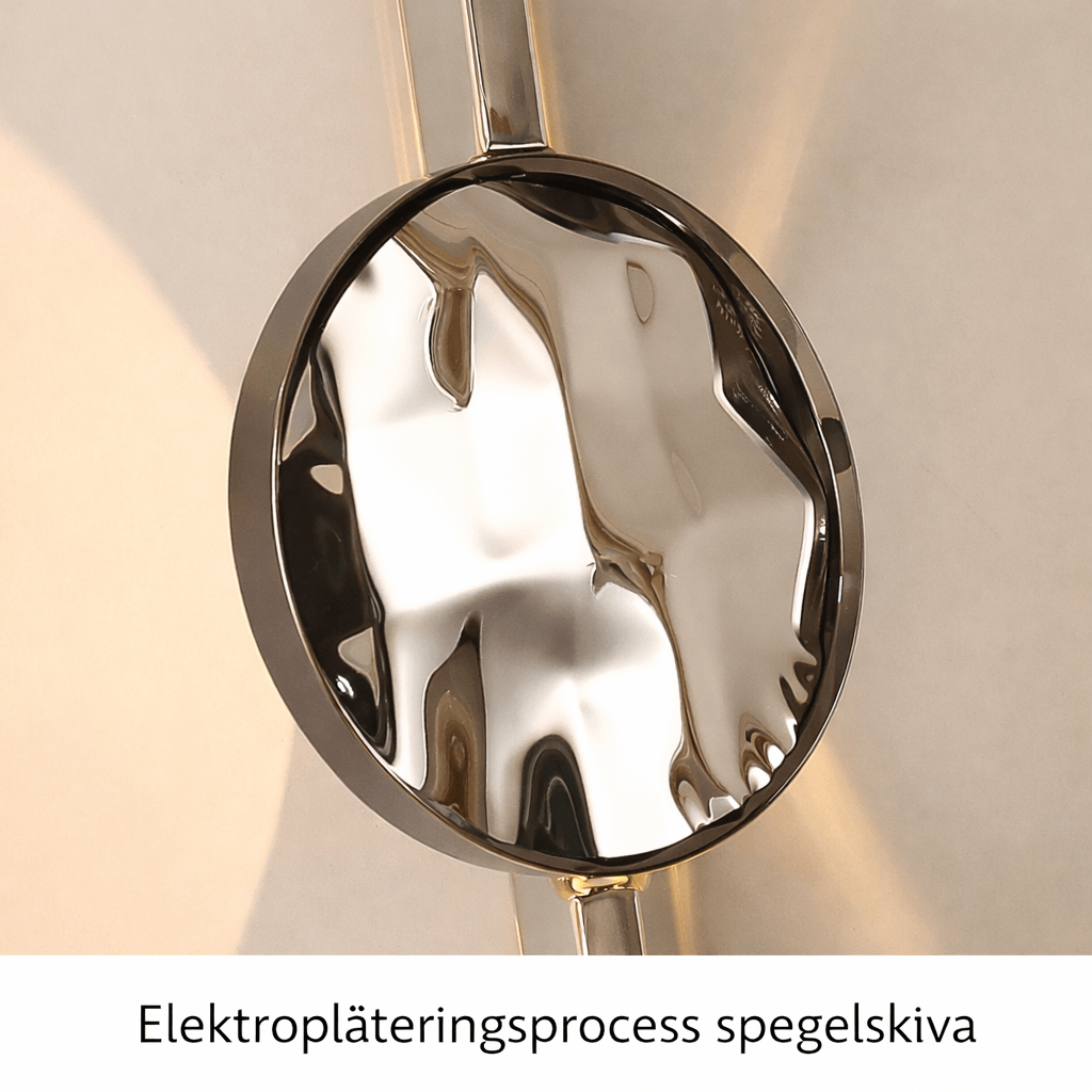VALI – Modern LED Vägglampa i Rostfritt Stål med Skulpturalt Ljusspel för Sovrum, Hall & Vardagsrum
